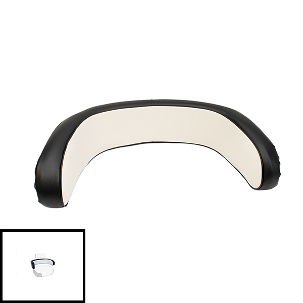 UT5609  Seat Back, B&W Vinyl on Wood