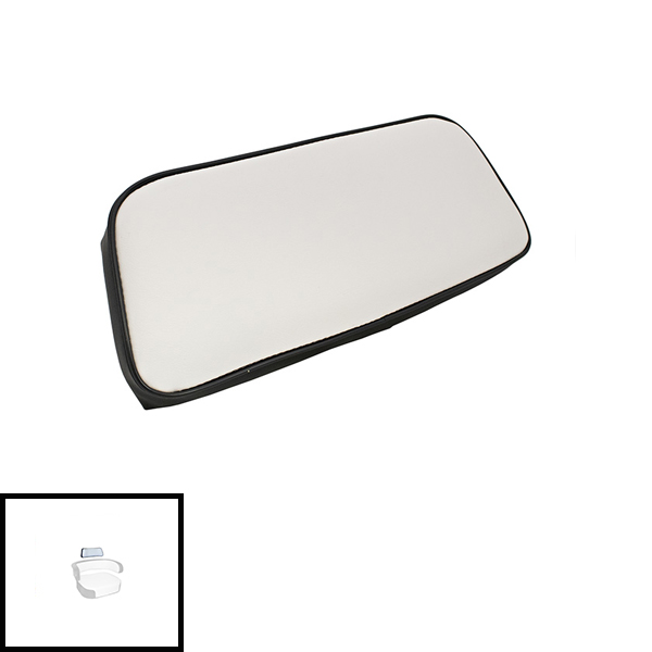 UT5608  Seat Upper Back, B&W Vinyl on Wood