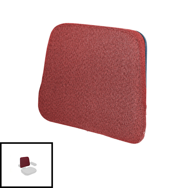 UT5418  Seat Back, Red Fabric on Steel