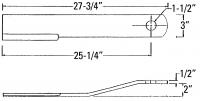UCP0623    BUSH HOG Rotary Cutter Blade---Replaces 304