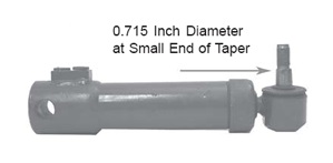 Power Steering Cylinder (R/H) For Massey Ferguson 231, 240, 250 Tractors - 3401241M91