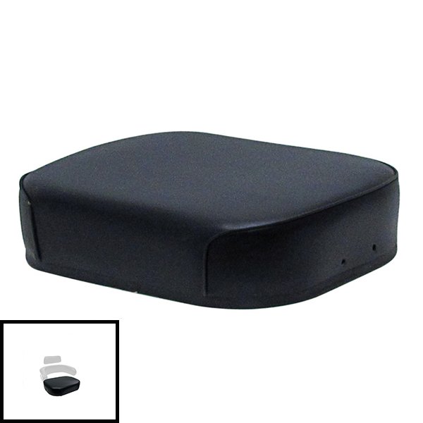 UT5614  Seat Bottom, Black Vinyl on Steel