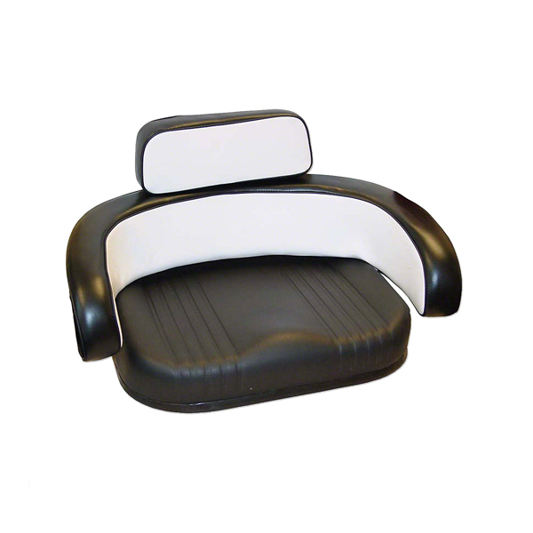 UT5406  Black and White Leatherette on Steel - 386911R91