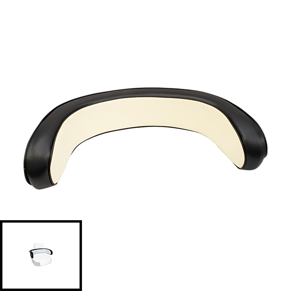 UT5601 Seat Back, B&W Vinyl on Steel