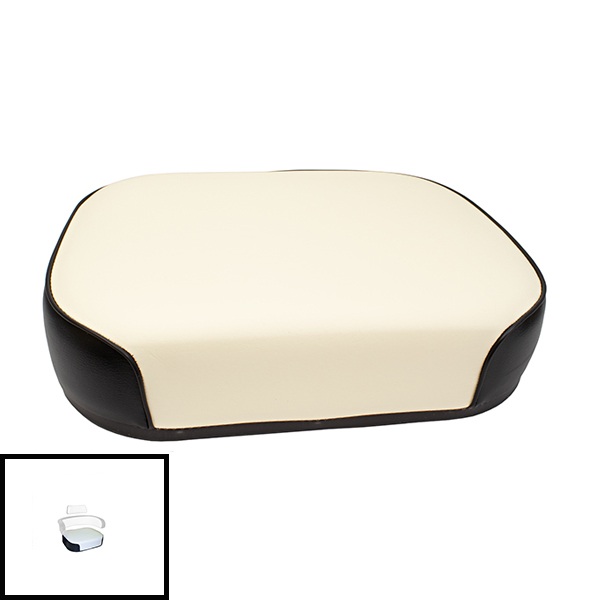 UT5602  Seat Bottom, B&W Vinyl on Steel