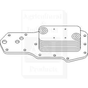 UF18911   Oil Cooler with Mounting Gaskets---Replaces 3957544
