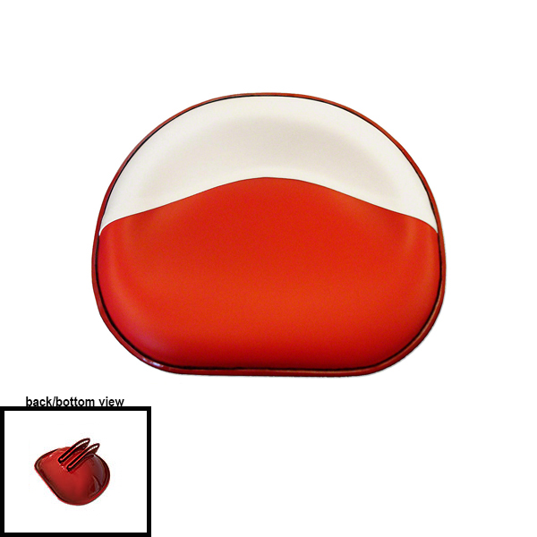 UT5386  Pan Seat, Red & White - 49498DD