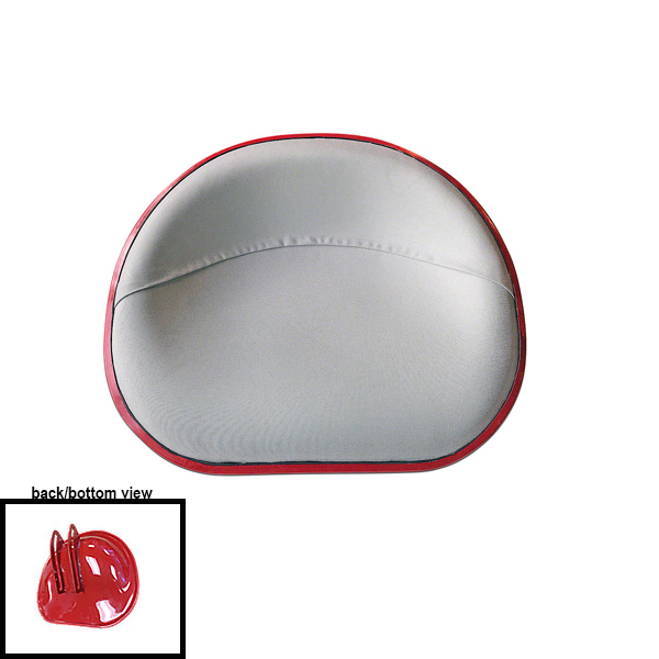 UT5385  Pan Seat, Textured Silver & Red - 49498DD