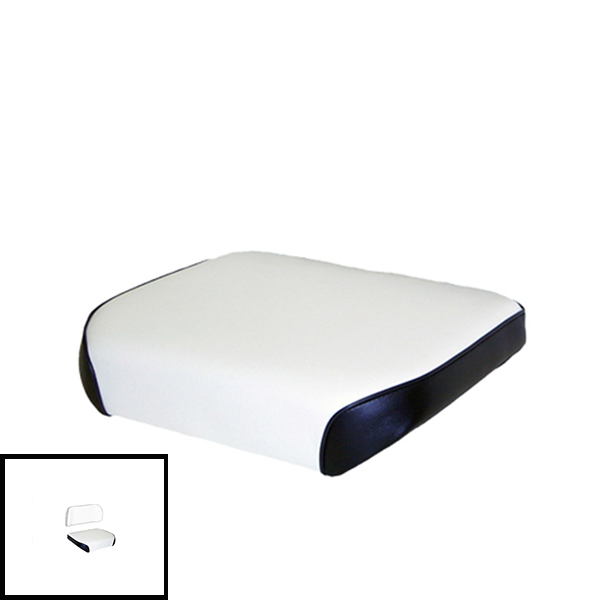 UT5460  Seat Bottom, Black & White Vinyl on Steel