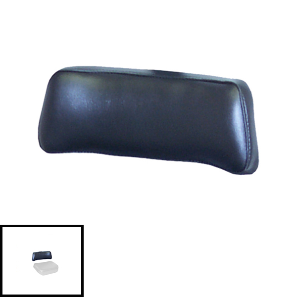 UT5457  Seat Back, Black Vinyl on Steel