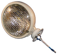 UF42613     Head Light Kit-(2 Lights)--Gray---Coned Back--6 Volt
