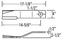 UCP0626    BUSH HOG Rotary Cutter Blade---Replaces 67744