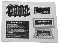 UF81520    Decal Set---Replaces 9N3947D
