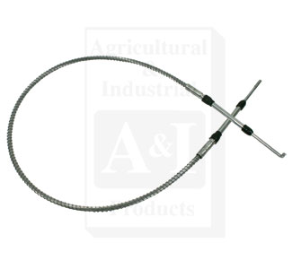 UJD71480   Rockshaft Lever Lift Control Cable with End---Replaces AR26810