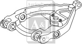 UJD82704    Front Drawbar Support---Replaces AR83603