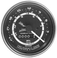 UF43000     Tachometer/Proofmeter---5 Speed---White Needle