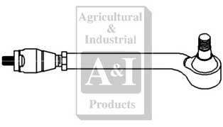 UF02357   Tie Rod Assembly--LH--Replaces CAR121925, 81863218