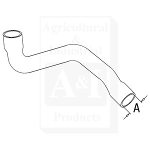 UF20740    Lower Radiator Hose---Replaces D0NN8286A