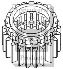 UF51090 Countershaft sliding gear (21-21 tooth). 2000 thru 3610.