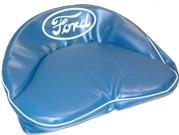 UF82829   Blue Seat Cushion with White Ford Logo