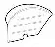 UF81166   Right Fender--- Replaces E1ADKN16313B