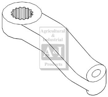 UF01675       Spindle Steering Arm--Left---Replaces D2NN3131B