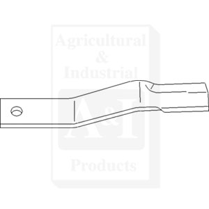 UCP1251    John Deere Rotary Cutter Blade---Replaces W48577, W46583 