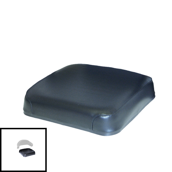 UCA82360 Seat Bottom, Black on Steel