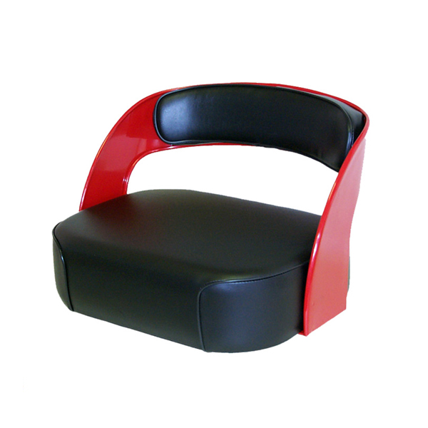 UT5480 Seat Assembly with Frame - Black Vinyl