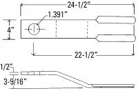 UCP2812    Servis-Rhino Rotary Cutter Blade---Replaces 065-2010-030