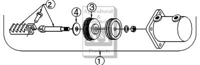 UM00411    Power Steering Cylinder Kit---Less Seal Kit