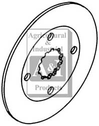 UT3051   Brake Friction Disc---Replaces 104712C21