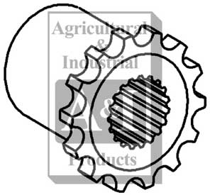 UW50620   Coupler Sprocket---2 Used---Replaces 107275A