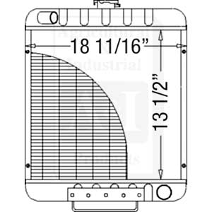 UCA20226  Radiator---Replaces 109612A2  