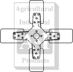 UW21006    Cooling Fan---4 Blade Fan---Replaces 10A20426 