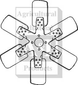 UW21007    Cooling Fan---6 Blade Fan---Replaces 10A21815