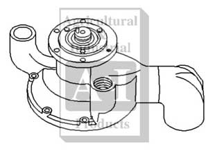 UW20102    Water Pump---Replaces 10B30457