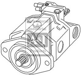 UT4035   Main Hydraulic Piston Pump---Replaces 142867C92
