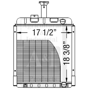 UT1390        Radiator---Replaces 1536373C1 