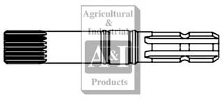 UW60502      PTO Shaft-540 RPM---Replaces 158287A