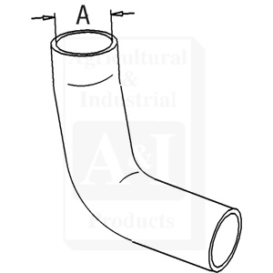 UM20900    Lower Radiator Hose--Replaces 1626285M91