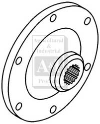 UW60153     PTO Drive Hub-17 Spline---Replaces 164812A