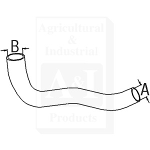 UM20830    Lower Radiator Hose--Replaces 1695868M1