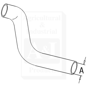 UM20650    Lower Radiator Hose--Replaces 1824634M2