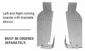 UM80603    Right Running Board with Brackets