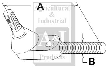 UM01652     Inner Right Tie Rod---Replaces 192863M1