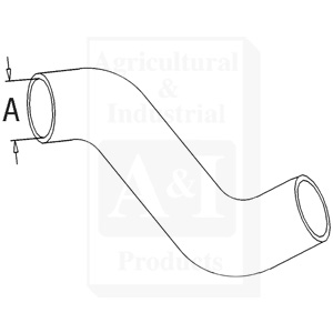 UM20610   Lower Radiator Hose--Replaces 194735M2