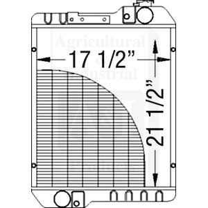 UT1396        Radiator---Replaces 222890A5