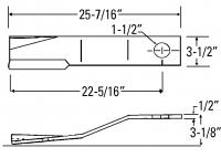 UCP2338    Sidewinder Rotary Cutter Blade---Replaces 22934