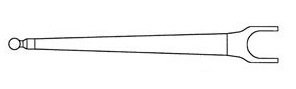 UFF0041U    Used Radius Rod---Replaces 8N3405C